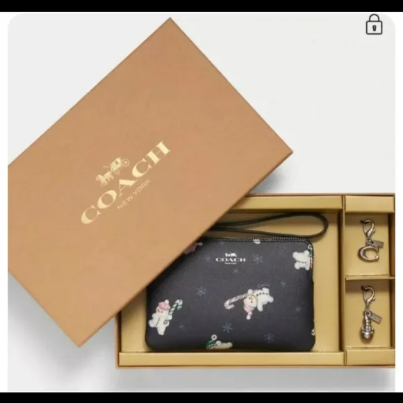 Brand New coach snowman wristlet! - Picture 1 of 1